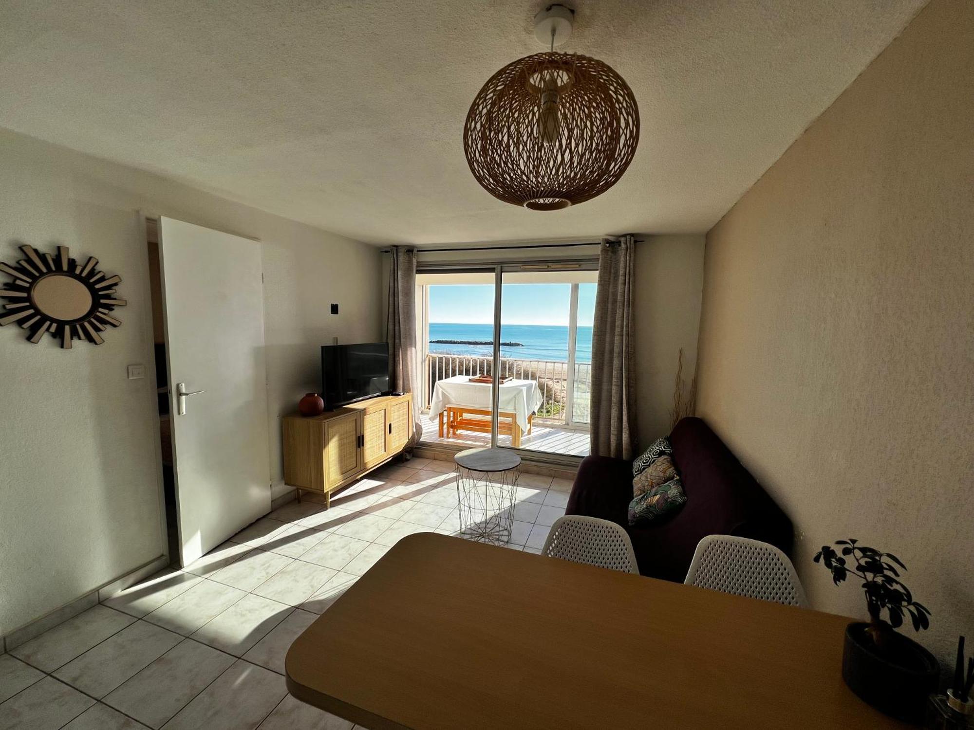 Appartement Vue Mer Valras Plage Экстерьер фото