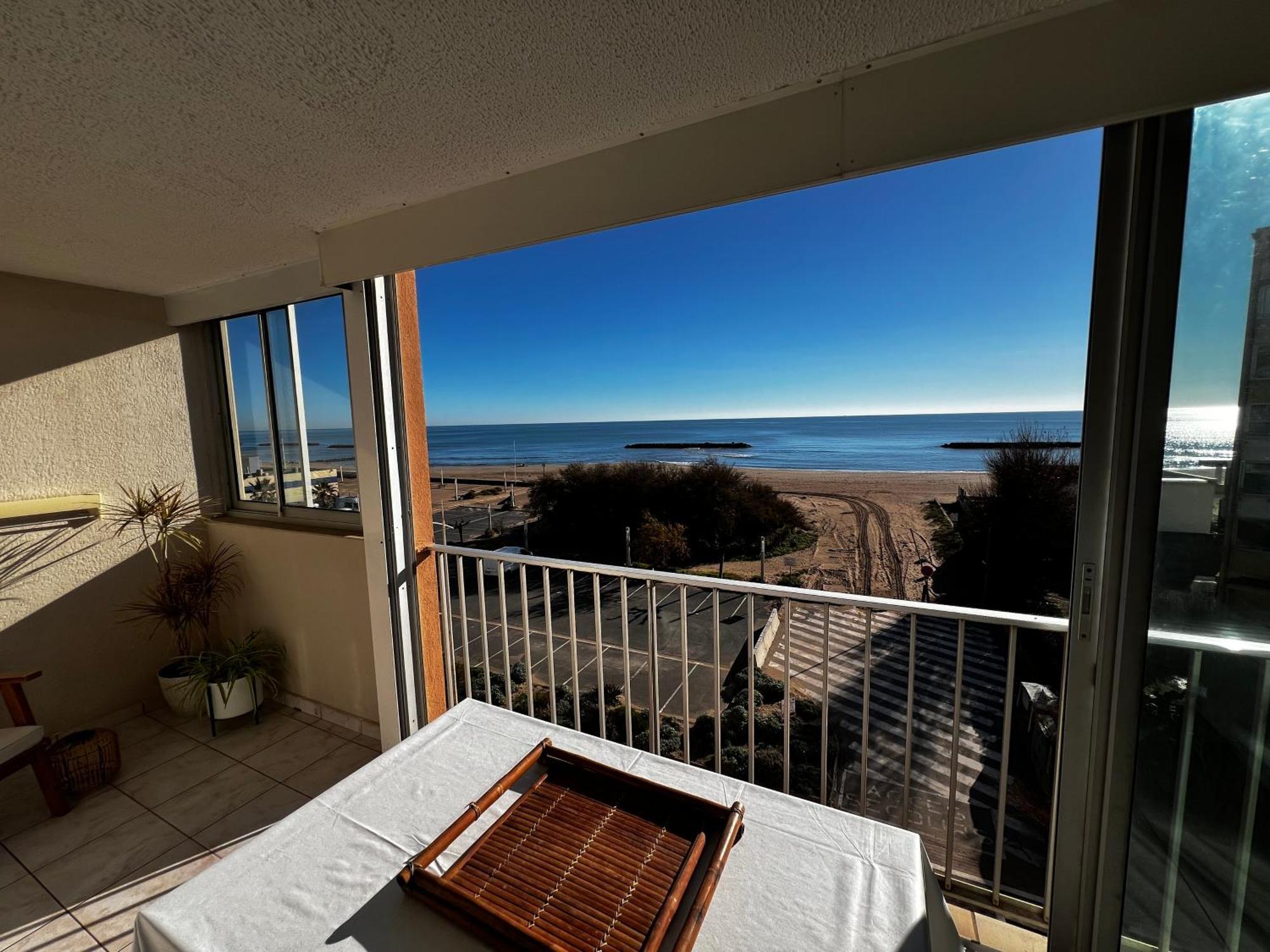Appartement Vue Mer Valras Plage Экстерьер фото