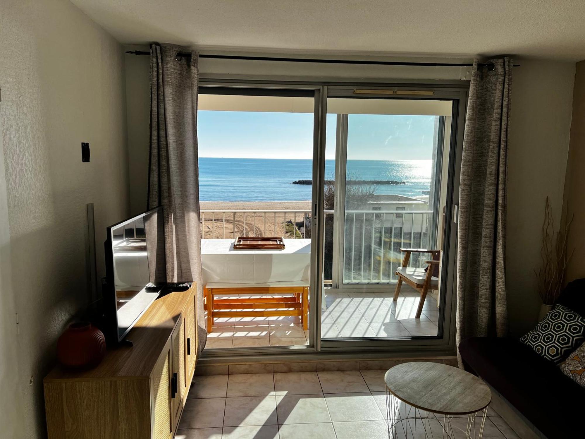 Appartement Vue Mer Valras Plage Экстерьер фото