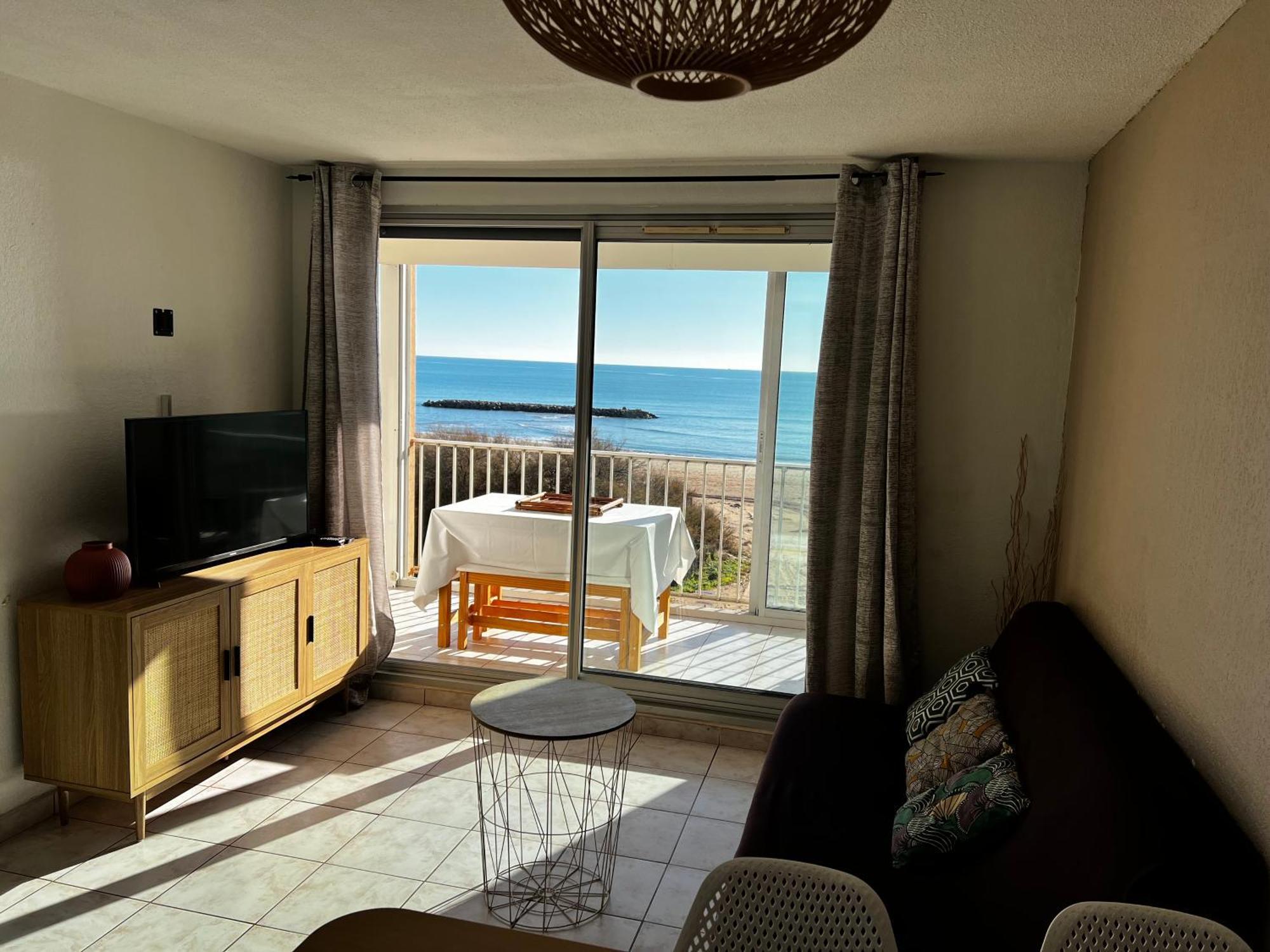 Appartement Vue Mer Valras Plage Экстерьер фото
